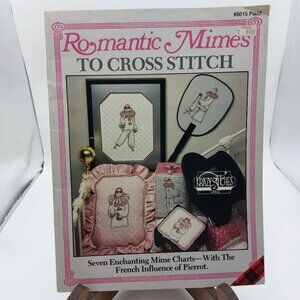 Romantic Mimes To Cross Stitch Pattern Booklet